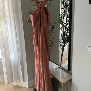 Bridesmaid dress in CHAMPAGNE ROSE